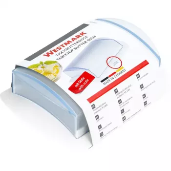 Portaburro Westmark 21162270, polipropilene (PP), rettangolare, 157×110×55 mm, blu/bianco