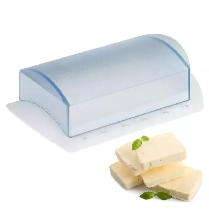 Westmark 21162270 burriera, polipropilene (PP), altezza 5,5 cm, bianca/trasparente