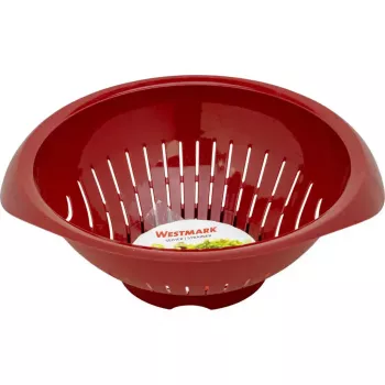 Colino da cucina Westmark 2424227R, plastica, rotondo, diametro 25 cm, rosso