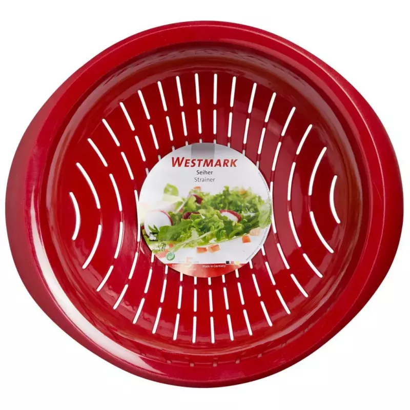 Colino da cucina Westmark 2424227R, plastica, rotondo, diametro 25 cm, rosso