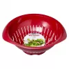 Colino da cucina Westmark 2424227R, plastica, rotondo, diametro 25 cm, rosso
