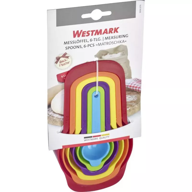 Westmark Matroschka cucchiai dosatori, 6 pz., polipropilene (PP)