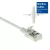 ACT grigio 7 metri LSZH U/FTP CAT6A patch cable slimline per data center snagless con connettori RJ45