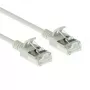 ACT grigio 10 m LSZH U/FTP CAT6A patch cable slimline per data center snagless con connettori RJ45