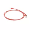 ACT rosso 7 metri LSZH U/FTP CAT6A patch cable slimline per data center con protezione del fermo e connettori RJ45