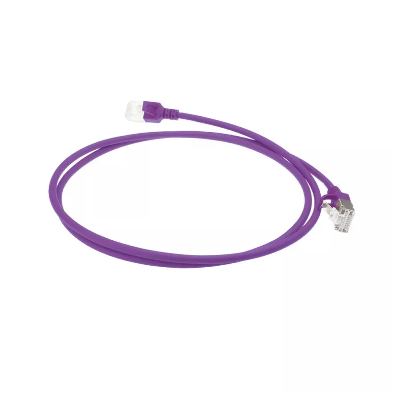 ACT Viola 3 m LSZH U/FTP CAT6A cavo patch slimline datacenter snagless con connettori RJ45