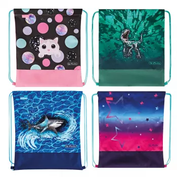 Sacca sportiva Herlitz 50043453 Poliestere Vari colori Ragazzo/Ragazza
