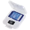 Hama DuoCase custodia per schede di memoria 2 schede polipropilene (PP) trasparente