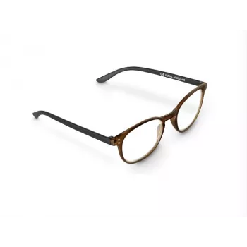 Hama 00096233 occhiali da lettura unisex ovali montatura completa marrone