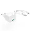 Hama 00201675 caricabatterie mobile per cuffie, powerbank, smartphone, tablet bianco AC ricarica rapida per interni