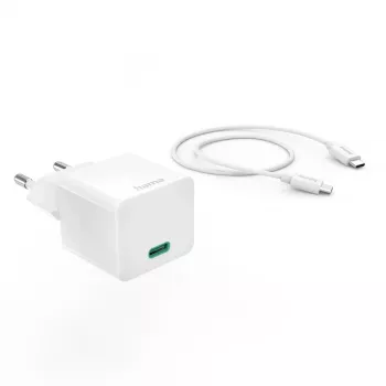 Hama 00201675 caricabatterie mobile per cuffie, powerbank, smartphone, tablet bianco AC ricarica rapida per interni