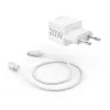 Hama 00201675 caricabatterie mobile per cuffie, powerbank, smartphone, tablet bianco AC ricarica rapida per interni