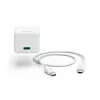 Hama 00201675 caricabatterie mobile per cuffie, powerbank, smartphone, tablet bianco AC ricarica rapida per interni