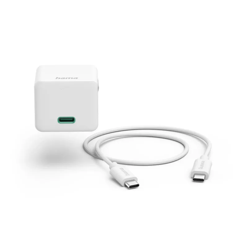 Hama 00201675 caricabatterie mobile per cuffie, powerbank, smartphone, tablet bianco AC ricarica rapida per interni
