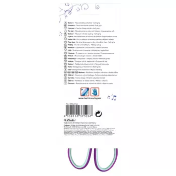Penna singola Herlitz my.pen punta tagliata mint colore lilla