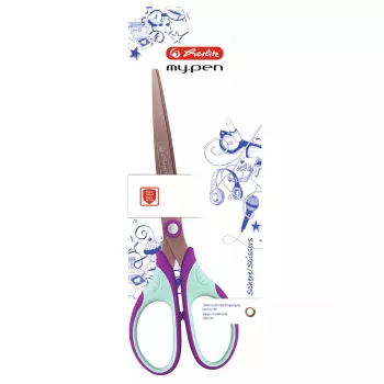 Penna singola Herlitz my.pen punta tagliata mint colore lilla