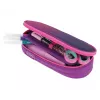 Astuccio portapenne Herlitz Dip Dye Soft poliestere rosa lilla 215x95x60 mm