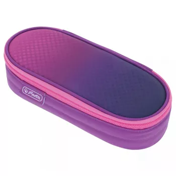 Astuccio portapenne Herlitz Dip Dye Soft poliestere rosa lilla 215x95x60 mm