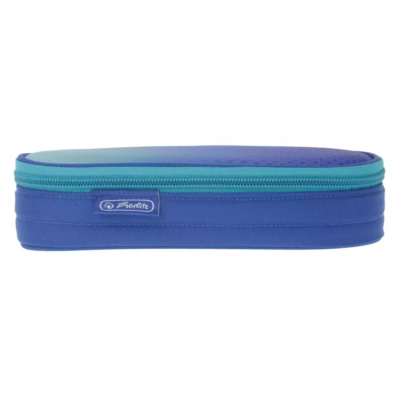 Astuccio portapenne Herlitz Dip Dye Soft poliestere blu turchese 215x95x60 mm