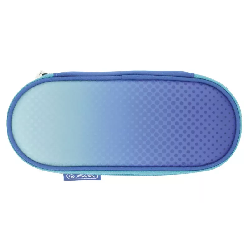 Astuccio portapenne Herlitz Dip Dye Soft poliestere blu turchese 215x95x60 mm