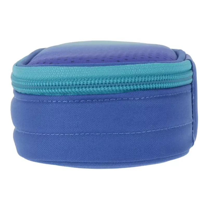 Astuccio portapenne Herlitz Dip Dye Soft poliestere blu turchese 215x95x60 mm