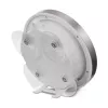 Hama Mauritius orologio al quarzo rotondo argento, bianco