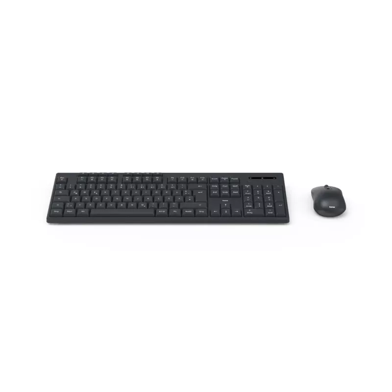 Hama WKM-200 tastiera mouse inclusi home/office RF wireless QWERTZ tedesco nero
