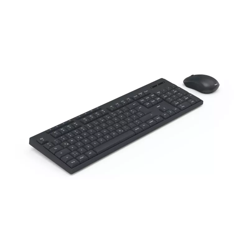 Hama WKM-200 tastiera mouse inclusi home/office RF wireless QWERTZ tedesco nero