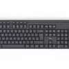 Hama WKM-200 tastiera mouse inclusi home/office RF wireless QWERTZ tedesco nero