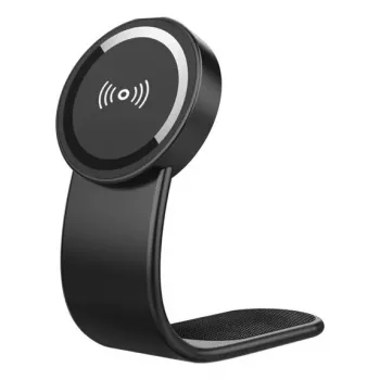 Caricabatterie da auto 2GO FlexHold smartphone nero ricarica wireless accendisigari