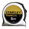 Flessometro STANLEY Micro PowerLock Metric - compatto a nastro retrattile, scala metrica