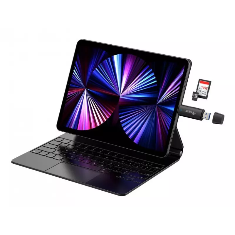 Lettore di schede Equip 245462 USB 3.2 Gen 1 (3.1 Gen 1) Type-A/Type-C nero
