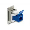 Modulo keystone DELOCK 91106 design piatto, blu/argento/bianco