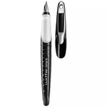 Penna stilografica Herlitz 10999746 nero bianco