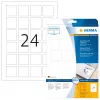 Etichette rimovibili HERMA 10108 A4 40x40 mm quadrate bianche