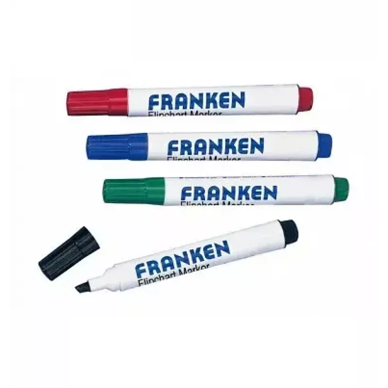Pennarello Franken Z2203 4 pz. nero blu verde rosso