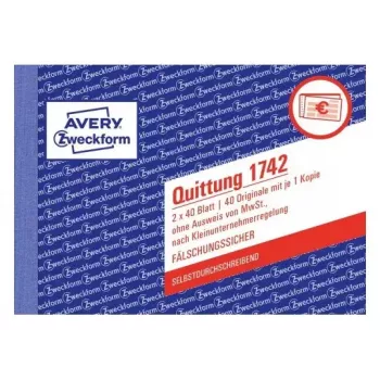 Registro contabile A6 Avery 1742