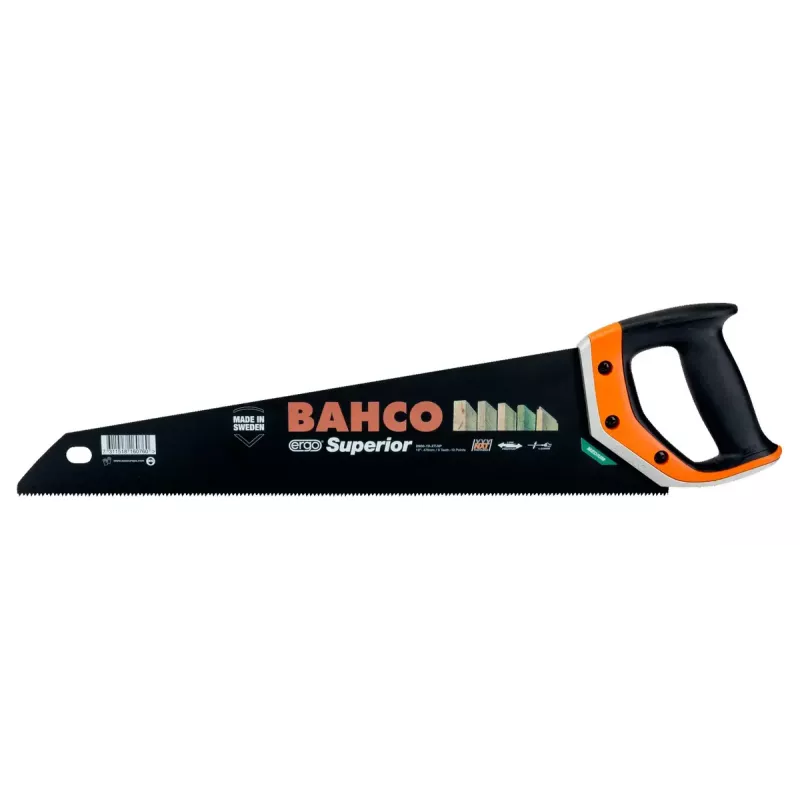 Bahco 2600-19-XT-HP Superior saracco a mano, 475 mm, 9 TPI