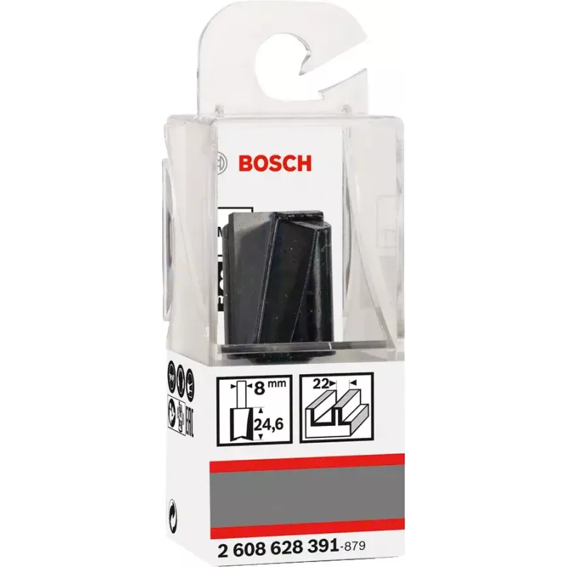 Fresa dritta Bosch 2 608 628 391 lunghezza 56 mm lunghezza di lavoro 2,5 cm