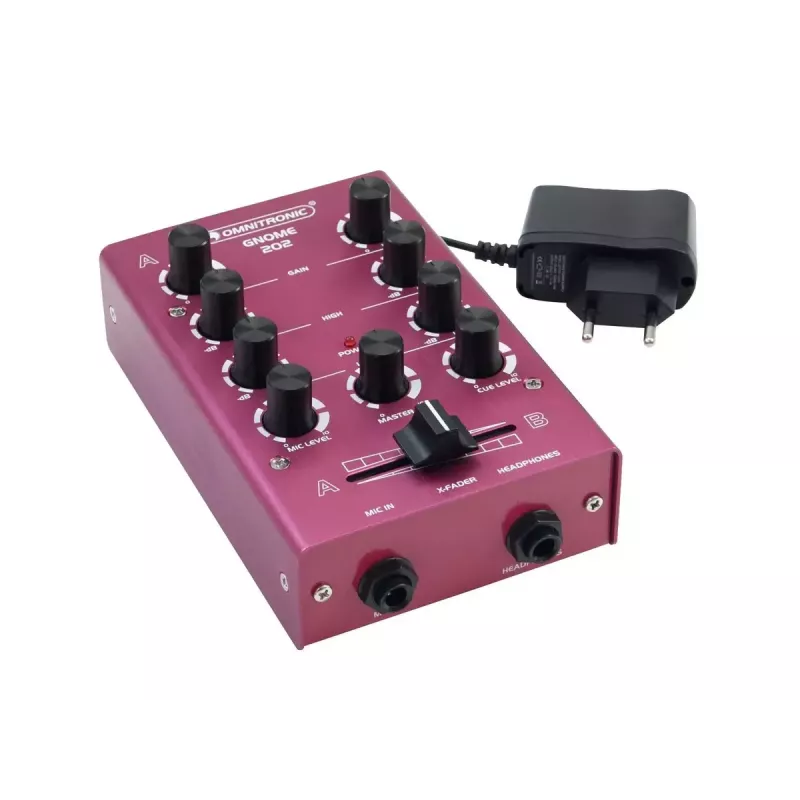 Omnitronic GNOME-202 2 canali 20 - 20000 Hz rosso