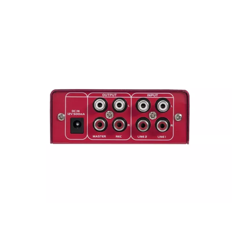 Omnitronic GNOME-202 2 canali 20 - 20000 Hz rosso