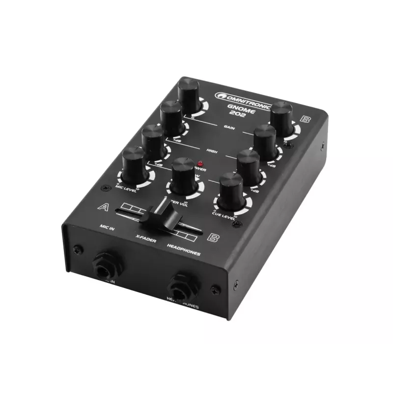Mixer Omnitronic GNOME-202 2 canali 20 - 20000 Hz nero