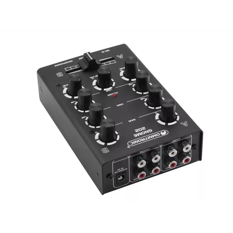 Mixer Omnitronic GNOME-202 2 canali 20 - 20000 Hz nero