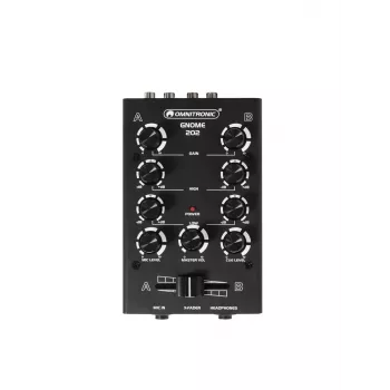 Mixer Omnitronic GNOME-202 2 canali 20 - 20000 Hz nero