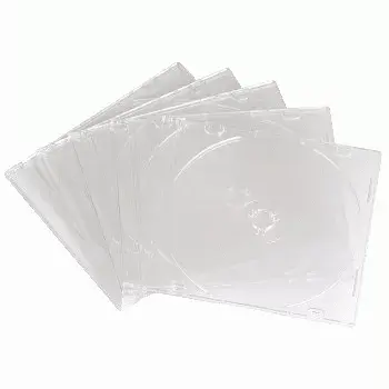 Custodia vuota sottile per CD Hama 051164 confezione da 10 trasparente 1 disco