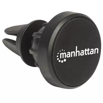 Supporto magnetico Manhattan per bocchette di aerazione auto, fissaggio a clip regolabile, applicazione e rimozione rapide, base antiscivolo, nero, garanzia a vita