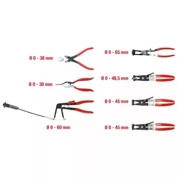 Pinze KS Tools 115.1055 acciaio cromo-molibdeno