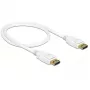 Cavo DisplayPort DeLOCK 85507 0,5 m bianco