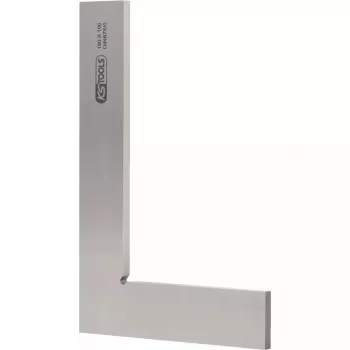 Squadra KS Tools 300.0293 acciaio inox 10 cm 5 mm