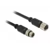 Cavo seriale Navilock 62971 nero 1 m M8